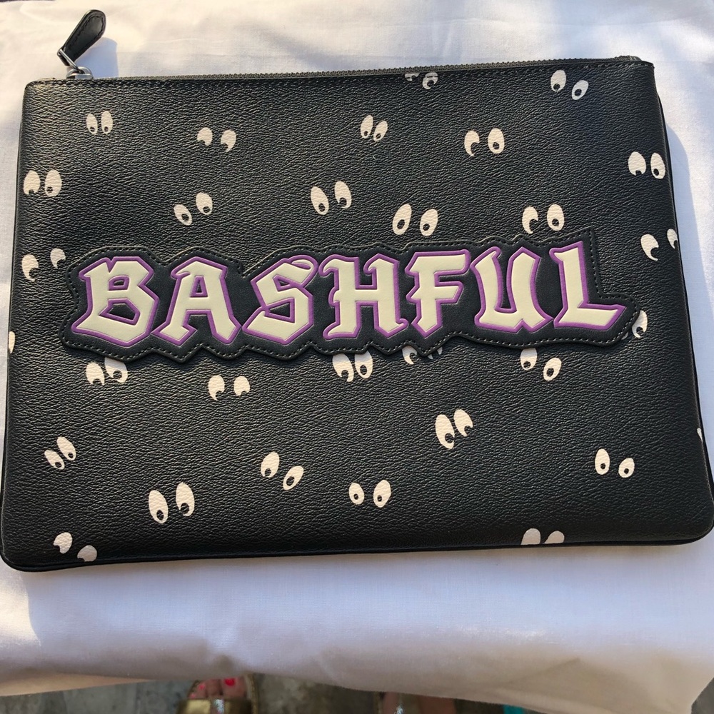 Disney X Coach Bashful Canvas Pouch